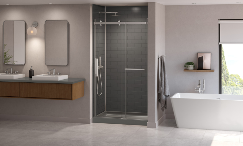 walk in shower kits